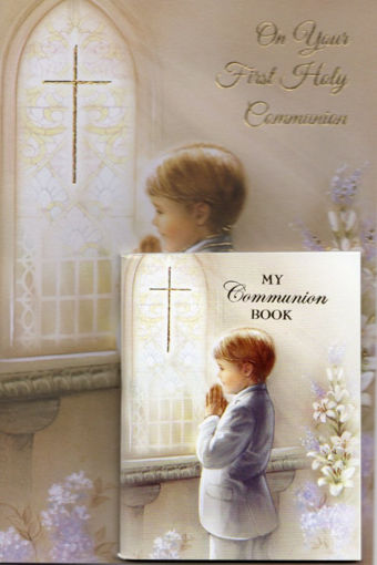 Picture of ON YOUR FIRST HOLY COMMUNION CARD BOY